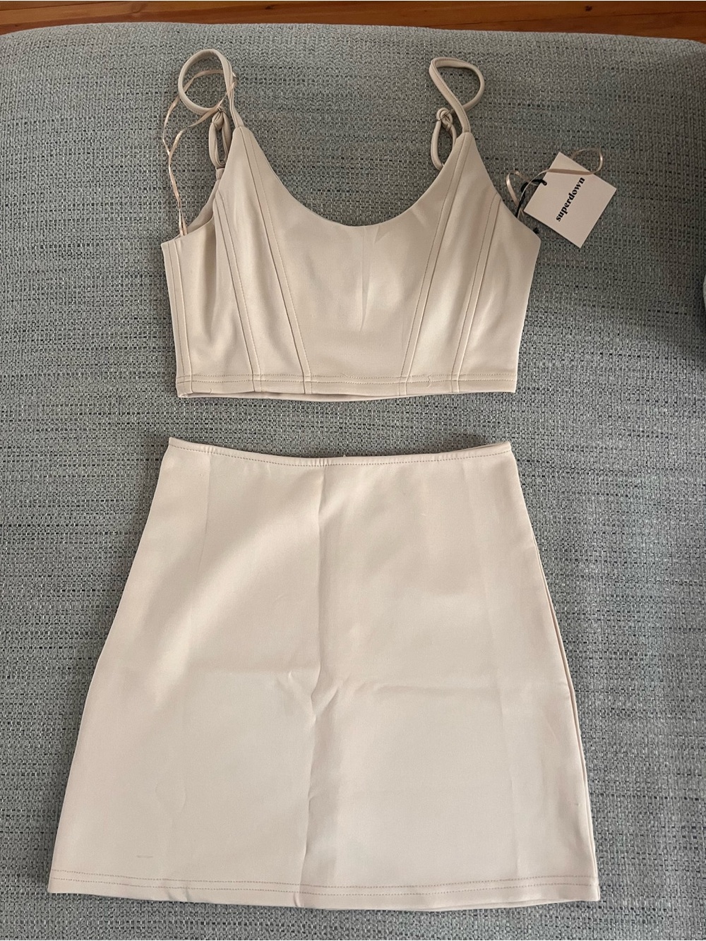 Superdown Beige Set - size small, new with tags